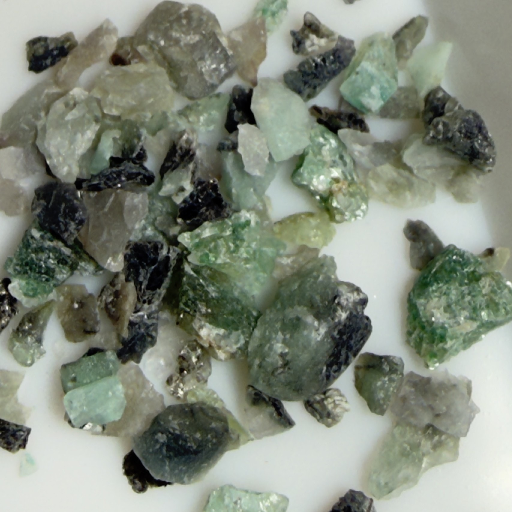 Raw Crushed Emerald