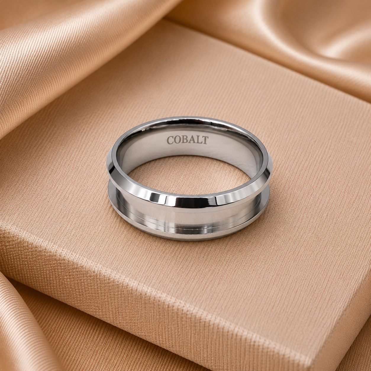 Cobalt Chromium Inlay Band