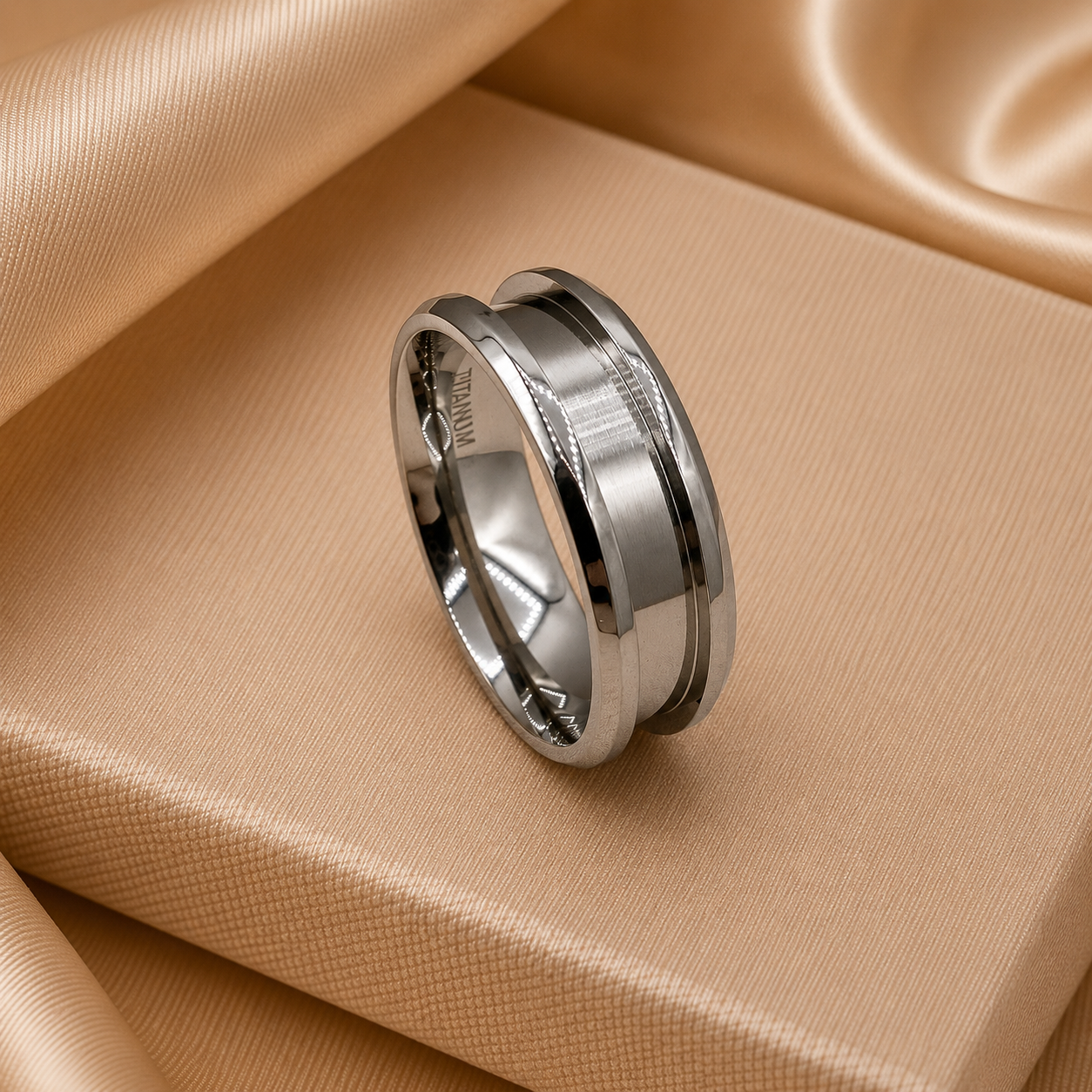 Titanium Inlay Band