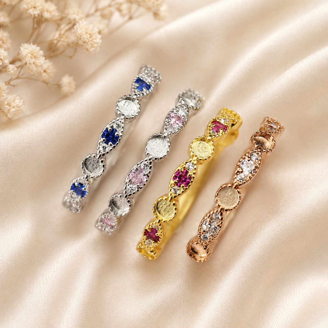 Zoe Infinity Birthstone Ring